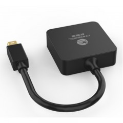 ☆秋叶原 CHOSEAL MINIDP转DVI转换器 迷你DP接口转DVI电脑投影显示器转接头/转换线QD6326