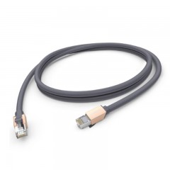 ☆秋叶原 CHOSEAL 七类网线 成品网线 支持万兆设备网络跳线CAT7七类网线土豪金系列 10米 DH520T10