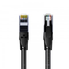 ☆山泽(SAMZHE)六类网线 千兆cat6类双绞线 路由器网络连接成品跳线 非屏蔽 黑色2米 WD6020