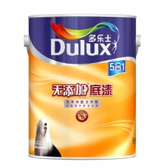 ☆多乐士 DULUX A931-65833五合一无添加底漆内墙乳胶漆油漆涂料白色5L
