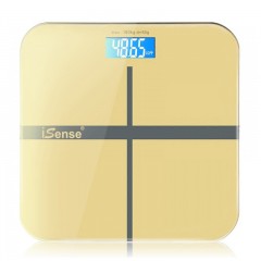 iSense 家用精准电子称人体秤成人体重秤女宿舍小巧电池款减肥称重计器