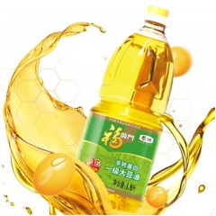 福临门 食用油大豆油1.8L  一级