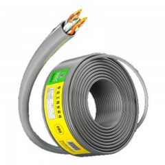 ☆山泽 SAMZHE 原装CAT5E超五类非屏蔽纯无氧铜高速网线100米/箱 灰色 SZ-A5100