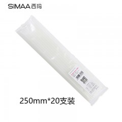 ☆西玛 SIMAA 通用装订机铆管Φ4.8MM*250MM 20根/包装 适用于3881/3888/3875/3876/33015等机型