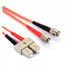 ☆胜为 SHENGWEI FTCB-1030 工程电信级光纤跳线 ST(UPC)-SC(UPC)多模双芯 3米