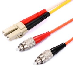 ☆胜为 SHENGWEI FLFB-1030 工程电信级光纤跳线 LC(UPC)-FC(UPC)多模双芯 3米