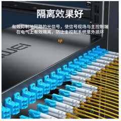 ☆胜为 SHENGWEI OCL-201 光纤适配器 工程电信级 光纤耦合器法兰盘 LC-LC 光纤网络跳线延长对接头 LC双工