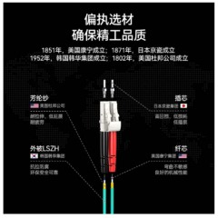 ☆胜为 SHENGWEI FSFB-1050 工程电信级光纤跳线 SC(UPC)-FC(UPC)多模双芯 5米