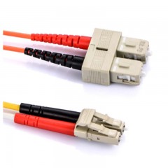☆胜为 SHENGWEI FSLB-1050 工程电信级光纤跳线 SC(UPC)-LC(UPC)多模双芯 5米