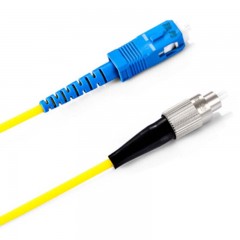 ☆胜为 SHENGWEI FSFA-1100 工程电信级光纤跳线 SC(UPC)-FC(UPC)单模单芯 10米