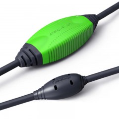 ☆胜为 SHENGWEI UEC-1200 工程级阻燃 USB2.0延长器 20米 带信号放大器 USB延长线 加强芯片无线网卡连接线