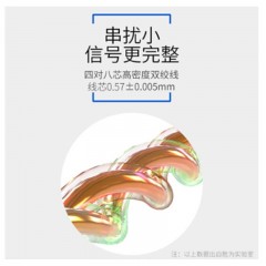 ☆胜为 shengwei CLC-6305 福禄克测试 工程阻燃六类千兆网线 高速纯铜非屏蔽双绞线305米/箱 cat6电脑宽带线