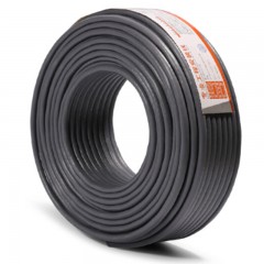 ☆秋叶原 CHOSEAL 超五类网线 双屏蔽 安全传输网线 灰 25米 QS2603T25