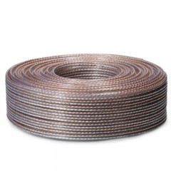 ☆秋叶原 CHOSEAL 七类网线 双屏蔽 抗干扰降衰减 万兆网线 国标纯铜 安全传输网线 灰 100米 QS2620AT100S