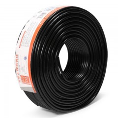 ☆秋叶原 CHOSEAL QS2901T100S SYV75-5-2多股铜芯112网纯铜编织监控视频线 100米