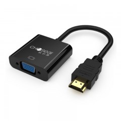 ☆秋叶原 CHOSEAL QS6934 HDMI转VGA线转接头(带供电)