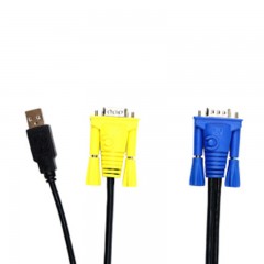 ☆神盾卫士 SDWS EM-018KVM 切换器 8口16口4口USB专用连接线1.8米
