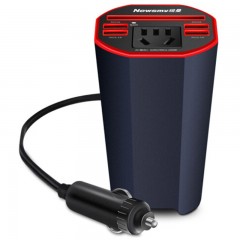纽曼（Newsmy）逆变器 车载逆变器12V转220V 150W持续输出 车载电源转换器插座车充 四USB插口NB150