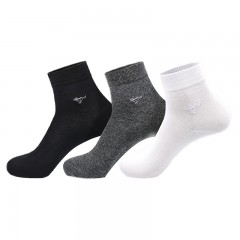 ☆七匹狼 SEPTWOLVES  男士 棉袜 均码 6双 黑2+白2+灰2