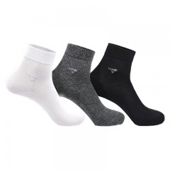 ☆七匹狼 SEPTWOLVES  男士 棉袜 均码 6双 黑2+白2+灰2