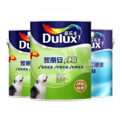 ☆多乐士 DULUX A991+A914-65663家丽安净味内墙乳胶漆油漆涂料墙面漆白色套装15L