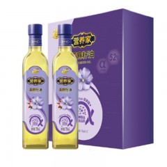 福临门 食用油 营养家亚麻籽油（礼盒装）750ml*2（单位：盒）