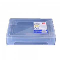 得力 78930文件盒(透明本色)(单位：只）