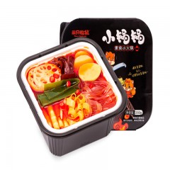 三只松鼠 小锅锅素食小火锅麻辣味350g*3盒 单位：盒