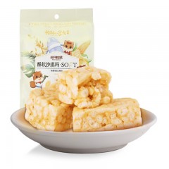 三只松鼠 新奇特酥软沙琪玛鸡蛋味170g*3袋 单位：袋