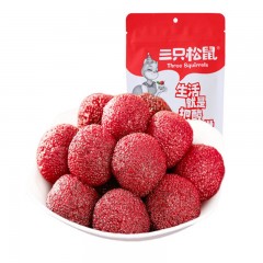 三只松鼠 松鼠云果园杨梅干106g*3袋 单位：袋