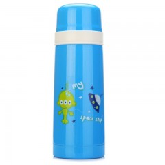 哈尔斯 保温杯304不锈钢儿童男女小水杯可爱便携学生杯子350ML刻字  LB-350AD-9