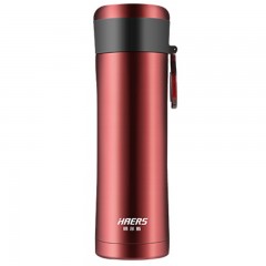 哈尔斯 保温杯双层真空304不锈钢直身杯男女士便携户外车载杯350mL  HW-350-32