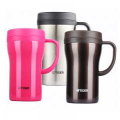 虎牌 保温杯日本CWN-A48C+春海红茶250g+绿茶250g套装