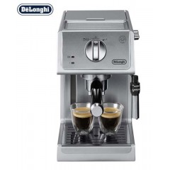 德龙（Delonghi）咖啡机 趣享系列半自动咖啡机 意式浓缩家用泵压式 不锈钢 ECP36.31 银色 单位：台