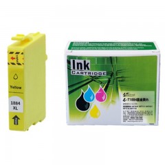 e代经典-T1884-墨盒适用爱普生-WF3641/WF7111/WF7621/WF7218/WF7728 -黄色-单位：盒