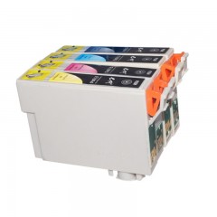 e代经典-T1091-适用-爱普生-ME30/300/70/360/510/520/1100/600F/650FN-墨盒4色套装-黑蓝红黄-单位：盒