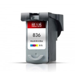 天威-CL-836XL-墨盒高清版适用佳能Canon-Pixma-IP1188-PG-835-CL-836XL打印机墨盒-大容量-彩色单位：盒