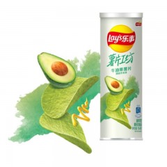 乐事-薯片工坊牛油果薯片清甜芥末味-104克-单位：罐-起订量10罐