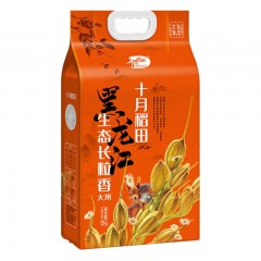 十月稻田-生态长粒香大米-5kg-单位：袋- 起订量400袋