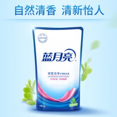 蓝月亮-深层洁净护理洗衣液袋装自然清香-500g-单位：袋-起订量6袋