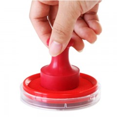 得力9863快干印台(红)(只)（单位：只）