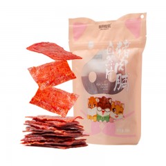 三只松鼠-发现好零食猪肉脯自然片原味-150g*3袋-单位：袋