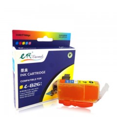 e代经典-826Y-墨盒-适用佳能iX6580/IP4880/4980/MG8180/6180/5280/5180/MX888/898打印机-黄色-单位：盒