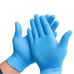 英科医疗（INTCO）-一次性医用丁腈检查手套-蓝色-M码（100只/盒）-单位：盒