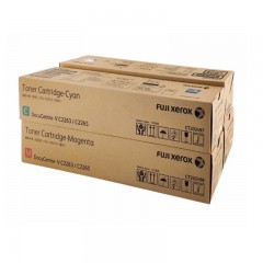 富士施乐-CT202496-CT202499-施乐原装墨粉盒碳粉- (适用于VC2263/2265/C2060/C2560/C3060) 四色一套CKMY黑色约22000页-约15000页-彩色-单位：套