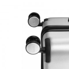 新秀丽-TU2*25001- 拉杆箱万向轮行李箱旅行箱登机箱-银色-20英寸-单位：个