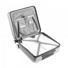 新秀丽-TQ9*25004-拉杆箱密码箱行李箱登机箱-18英寸-银灰色-单位：个