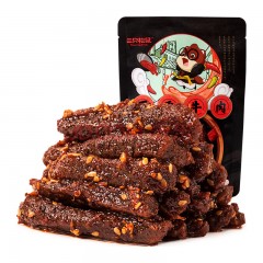 三只松鼠蜀香麻辣味牛肉干100g*1袋零食解馋熟食特产风干牛肉小吃