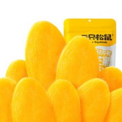三只松鼠芒果干 蜜饯果干芒果片休闲零食办公室小吃果脯水果干116g/袋