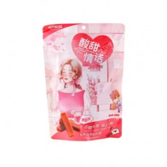 三只松鼠休闲零食山楂条208g/袋 特产山楂片果丹皮果脯蜜饯小包装（3包起订）